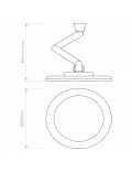 Зеркало с подсветкой Niimi Round LED 1163003 в интернет-магазине зеркальной мастерской ЗЕРКАЛА-М фото 1 