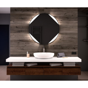 Круглое зеркало с подсветкой Оливия